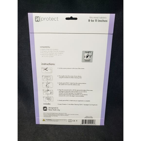 iHome Protect Universal Tablet Screen Protector Apple iPad Microsoft Surface - Picture 2 of 3